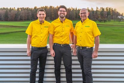 Lukas Stegemann, Pascal Egli and Roland Egli